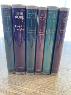 £0.99 • Buy 6 World Books 1940s/50s Vintage HB Bates, Thompson, Mitford, Reprint Society