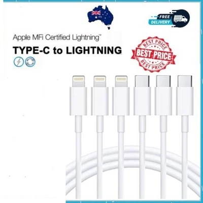 $20.99 • Buy USB C To Lightning Cable 3Pack 6FT [Apple Mfi Certified] Iphone Fast Charger Cab