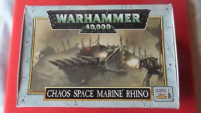 Games Workshop Warhammer 40k Rogue Trader Era Chaos Rhino Tank 1999 NIB New • $274.51