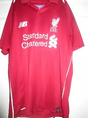 £7.99 • Buy Liverpool 2018-2019 Lee CL Final Home Football Shirt Large Boys /48117