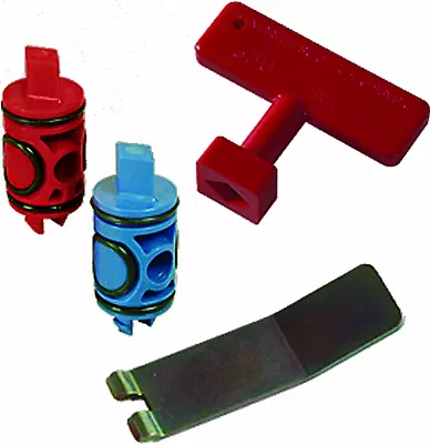Manabloc Valve Stem Replacement Kit Durable Red Blue Old Style Tool Comfortable • $22.76