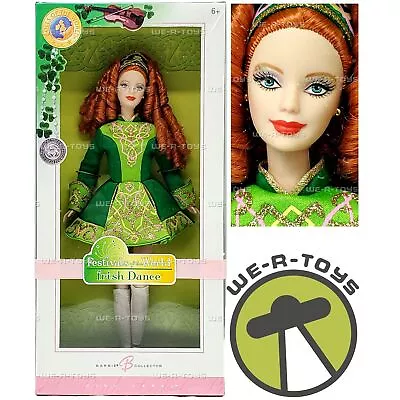 Irish Dance Festivals Of The World Barbie Doll 2006 Mattel K7920 • $53.95