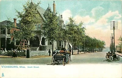 Tuck Postcard South Street Vicksburg Mississippi - Circa 1906 • $12.95