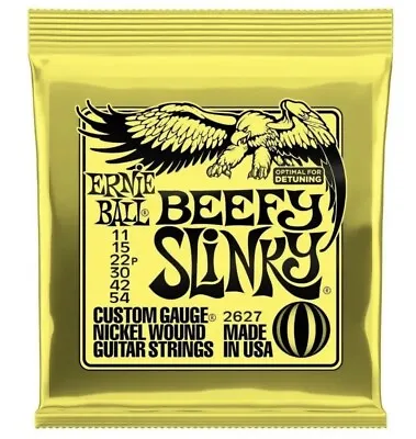 Ernie Ball 2627 Beefy Slinky 11-54 Electric Guitar Strings *Brand New • $10.95