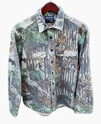 £32.78 • Buy Rattlers Brand Realtree Advantage Timber Camouflage Hunting Shirt Medium Flannel