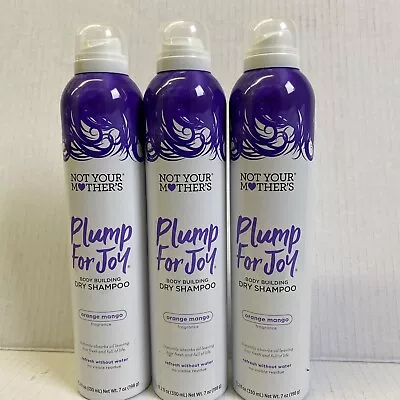 Not Your Mother's Plump For Joy Refreshing Dry Shampoo Spray 7 Oz Each X 3 Cans • $16.95