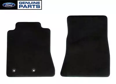 2015-2023 Mustang Genuine Ford 2pc Front Floor Mats Black W/ Green Stitching • $109.95