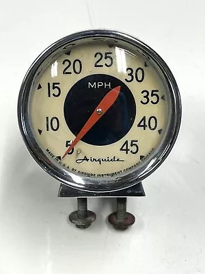 Vintage **USED** Airguide # 707-Boat Top Dash Mount 45 MPH Speedometer~Works • $95