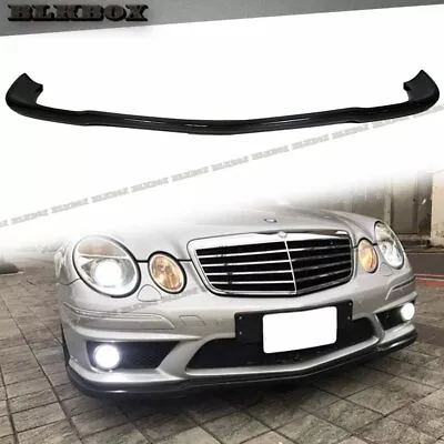 FRP W/ Carbon Fiber CS Front Lip For 06-09 W211 E63AMG Sedan Stock AMG Bumper • $519.97