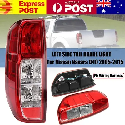 Left Rear Tail Brake Light Lamp W/ Wiring Harness For Nissan Navara D40 05~15 AU • $38.99