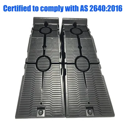 2.5 Ton Heavy Duty Car Ramps 17cm Rise Antiskid Vehicle Service Ramp - One Pair • $129.99