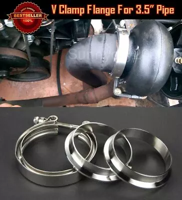 $23.47 • Buy T304 Stainless V Band Clamp Flange Assembly For  Mercedes  3.5  Exhaust OD Pipe