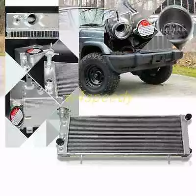 Aluminum Radiator For Jeep Cherokee XJ/Comanche Series L4 L6 91-01 Off Road 3ROW • $123