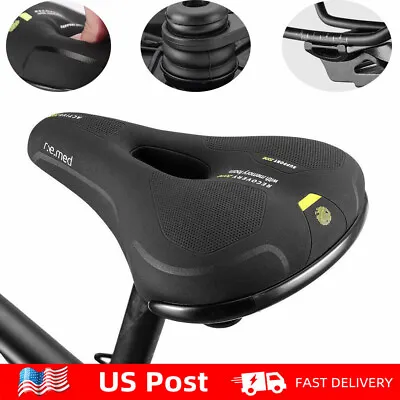 Selle Royal Bike Saddle Memory Foam SR Comfort Black Bike Seat Air Cushion Pad • $24.99