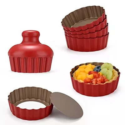 3-3/5 Inch Mini Tart Pans With Removable Bottoms Round Mini Quiche Pans For B... • $32.50