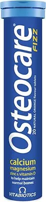 £7.49 • Buy Vitabiotics Osteocare Fizz - 20 Effervescent Tablets