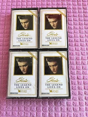£12.99 • Buy Elvis Presley - The Legend Lives On - 4 X Cassette Tape Set Readers Digest