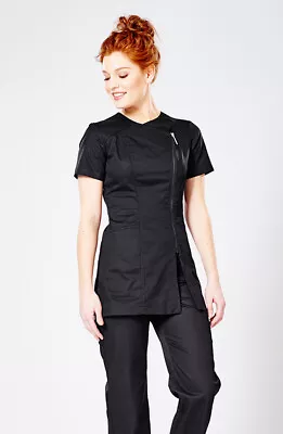 La Beeby Justine | Beauty Salon Therapist Hairdressing Tunic Uniform Top | 6-26 • £8.99