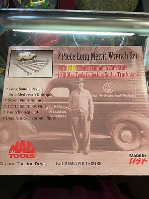 Mac Tools 1938 Limited Edition 7 Piece Long Metric Wrench Set With Bank • $175