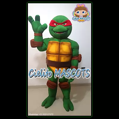 RAPHAEL Of Ninja Turtles Mascot Costume Cosplay Botarga Halloween Cartoon • $270