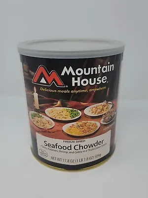 Mountain House Seafood Chowder #10 Can Emergency Food Rare Flavor Best By 2037 • $79.99