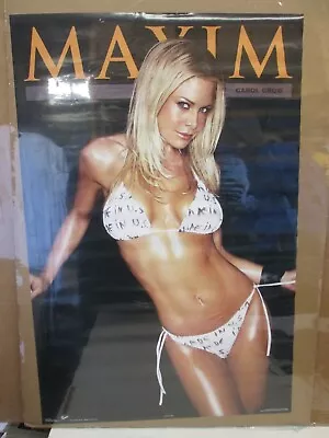 Vintage 2003 Carol Grow Actress Poster Hot Girl Man Cave Maxim  17055 • $39.97