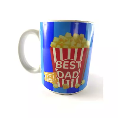Best VIP Dad Coffee Cup Mug Popcorn Retro Styling • $10.32