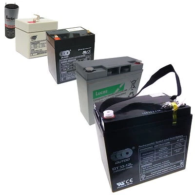 2V & 6V & 12V Sealed Lead Acid Battery All Sizes And Capacities 1Ah To 34Ah SLA • £29.95