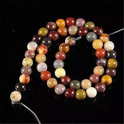  Nature 8mm Mookaite Jasper Round Loose Beads Gemstone 15''##HL001  • $3.99