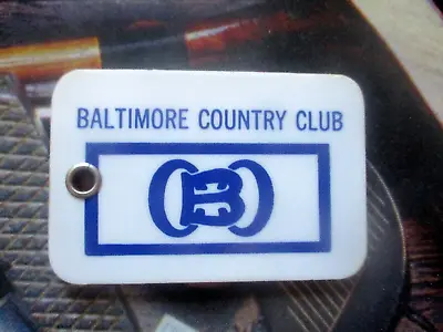 Vtg - PGA Golf Bag Tag - BALTIMORE COUNTRY CLUB Cc - Member - Baltimore MD • $25