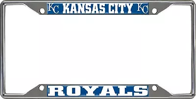 Fanmats MLB Kansas City Royals Chrome Metal License Plate Frame  • $13.99