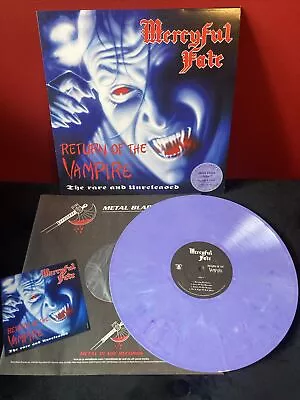 Mercyful Fate Return Of The Vampire 1/500 Sheer Violet Blue Marbled NM/NM Rare • $26.66