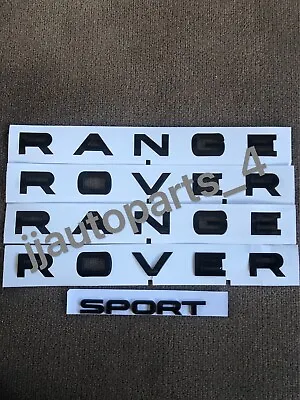 Gloss Black Badge Sticker Decal For Range Rover Sport • $74.95