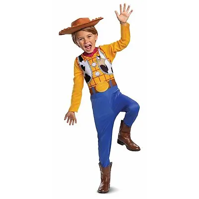 £26.99 • Buy Kids Official Disney Classic Toy Story Costume Boys Woody Cowboy Fancy Dress