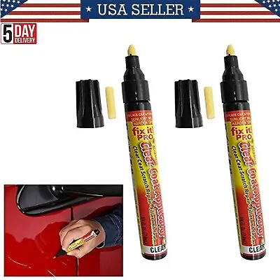 2pcs  Magic Car Scratch Touch Up Repair Remover Removal Auto Body Paint Fix Pen • $6.99