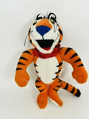 Tony The Tiger Stuffed Animal Plush Toy Kelloggs Frosted Flakes 1997 Vintage 8” • $5.99