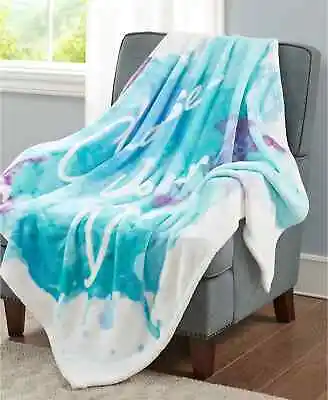 Martha Stewart  CHASE YOUR DREAMS  Soft Plush Throw Blanket50 X60  NEW In Pkg • $27.95
