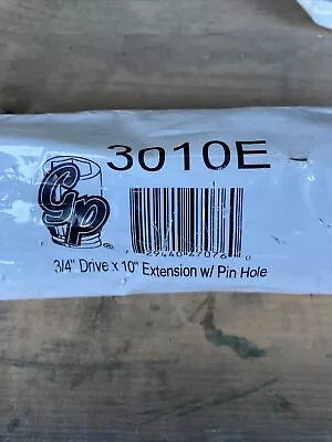 Grey Pneumatic Corp. 3010E 3/4  Drive X 10  Extension W/ Pin Hole • $31.95