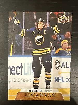 2020-21 Upper Deck Series 2 UD Canvas #C130 Jack Eichel - Buffalo Sabres NHL • $2.49