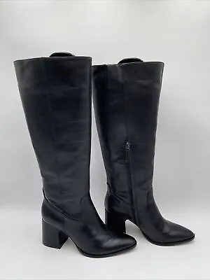 Women’s VINCE CAMUTO Evronna Wide-calf Boot Black Size 9M WC • $34.99