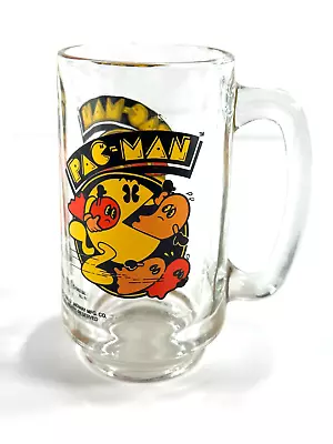 Vtg 1982 MIdway Bally Pac-man Video Game Glass Mug NICE • $49.99