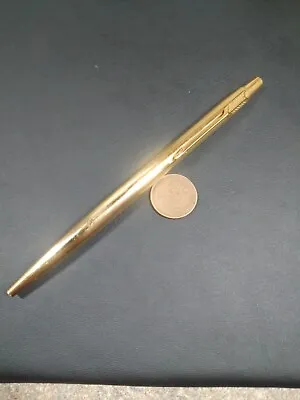 New Old Stock Vintage Parker Classic Gold Ballpoint Pen Fine Guilloche Lines • $30