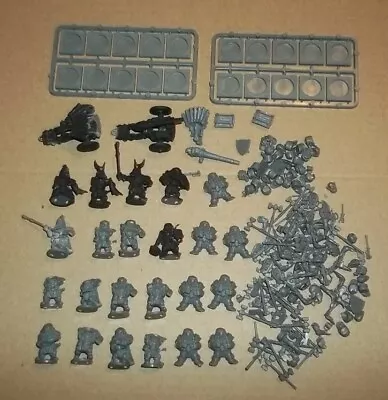 Mantic Kings Of War Dwarf Warriors & War Machines Bits Lot Warhammer • $29.99