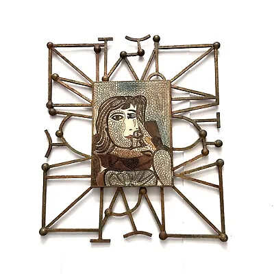 Brutalist Picasso Mosaic Style Wall Art • $750