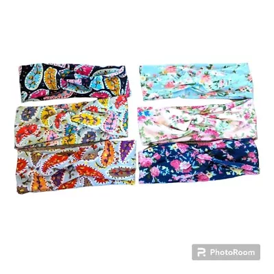 Baby Headband Bundle #12 Knotted Floral Paisley Boho Spring 6 Pieces • $12