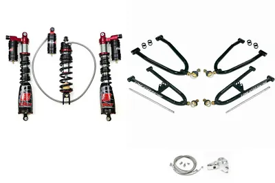 Lonestar A-Arms Elka Legacy Plus Front Rear Shocks +1  XC Suspension Raptor 250 • $2299.95