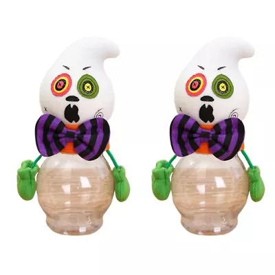  2 PCS Pumpkin Decorations Halloween Desktop Ornament Window • £13.85