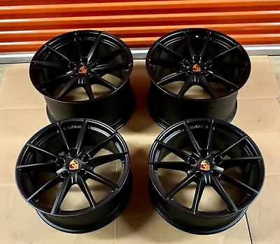 OEM Porsche 911 992 Carrera S 4S 20  / 21  Wheels Rims Set - Black - #2 • $2895