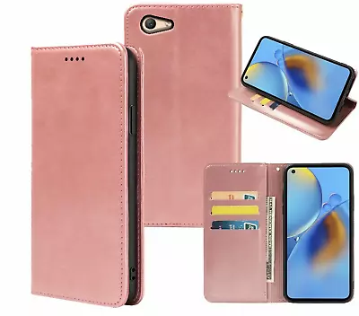 Oppo A59 F1s Pu Leather Slim Flip Case Concealed Magnet • $7.90