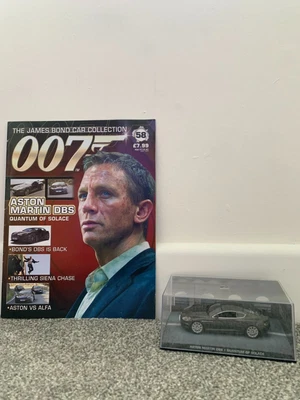 £9.99 • Buy James Bond Car Collection - Aston Martin DBS V12  #58 - Quantum Of Solace